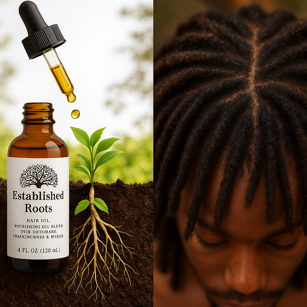 Natural Multi-Oil Blend for Hair & Scalp Growth Support | Rosemary, Argan, Jojoba